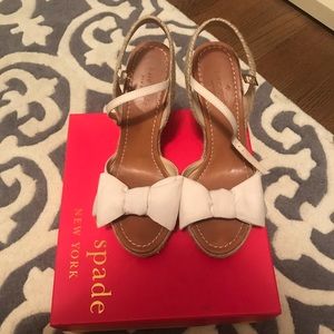 Kate Spade Bow Wedges